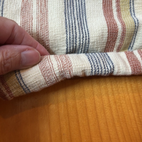 FREE PEOPLE XS Topanga Cotton Yarn Dye Shorts 2” Paper Bag Waist Cuffed - Picture 6 of 10